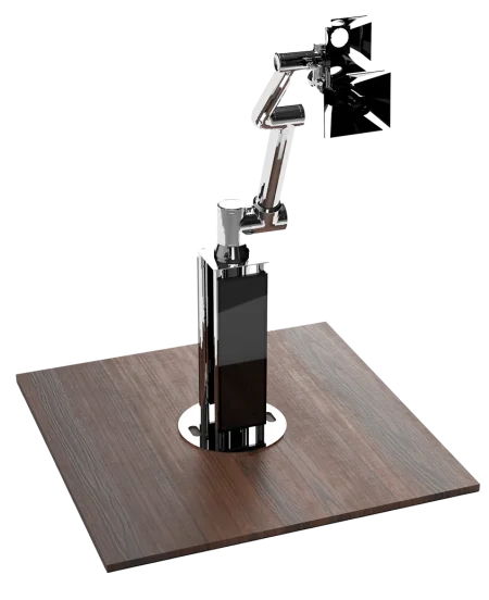 Glambot XXL de Catchingbox sur une plateforme en bois.